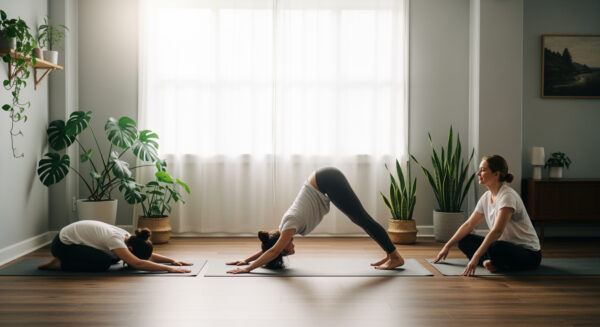 Yoga anfänger Posen